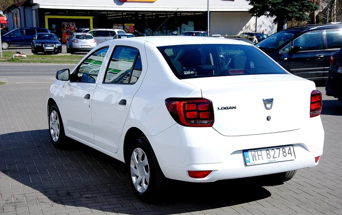 Dacia Logan cena 35900 przebieg: 54000, rok produkcji 2019 z Wleń małe 106